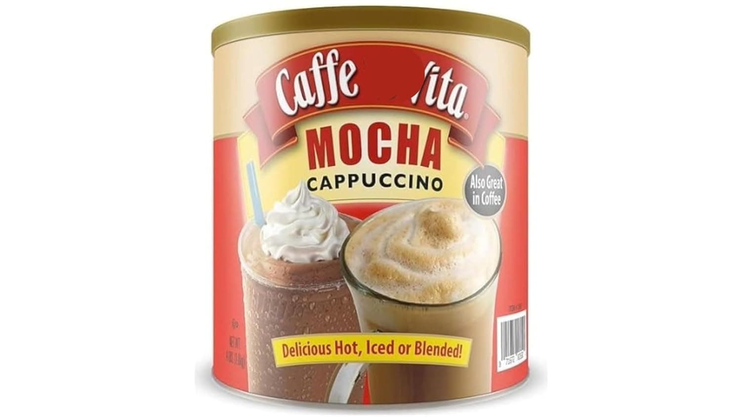 Mocha Cappuccino Mix – 4 lb. can (64 oz.)