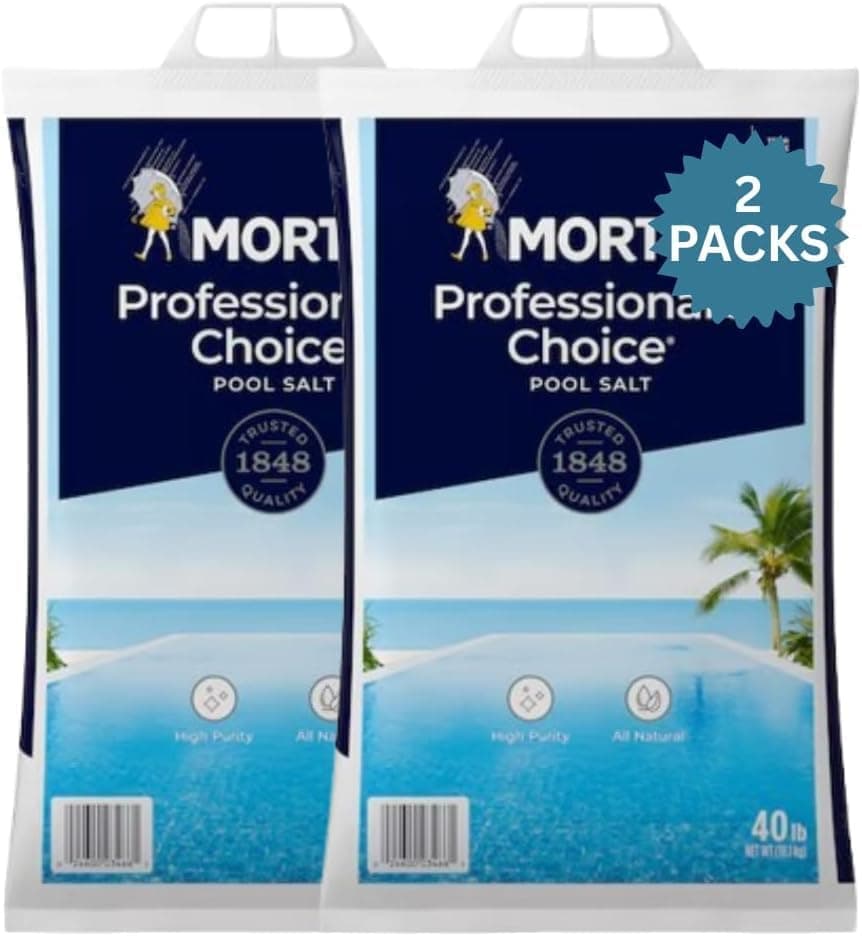 Professional's Choice Pool Salt – 40 lb Bag – 2 Pack