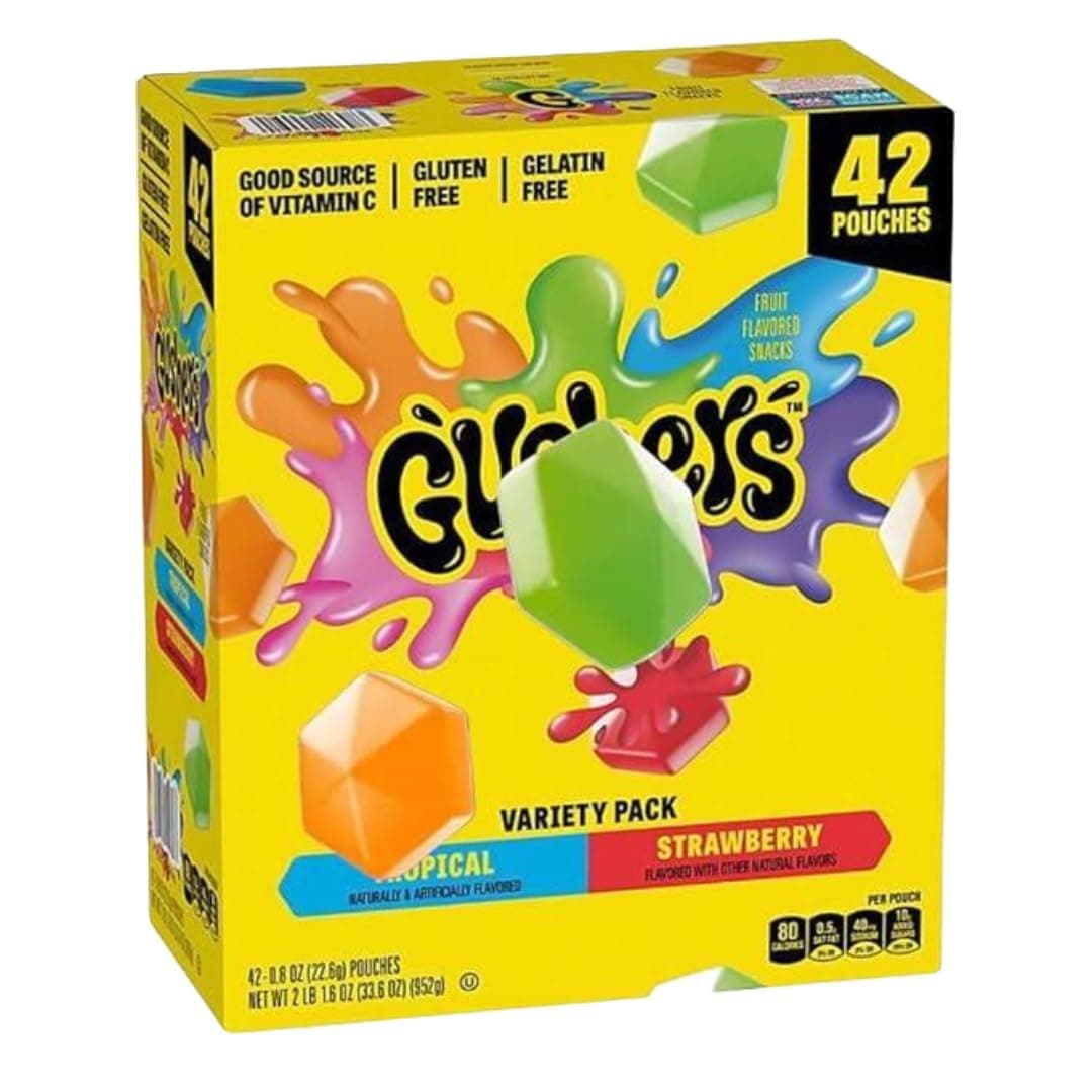 Strawberry & Tropical Fruit Snacks Variety Pack, 42 count
