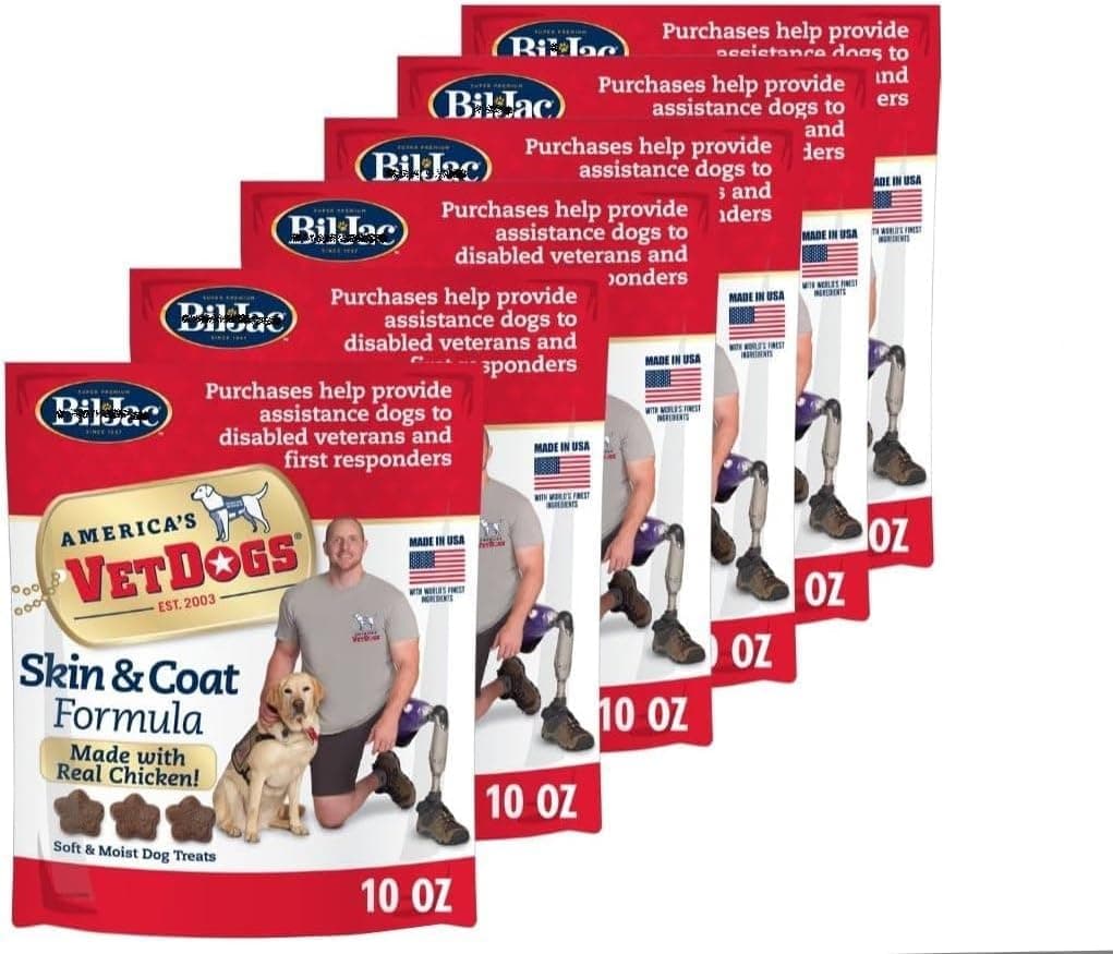 American Vet-Dogs Dog Treats, Chicken, 10 oz – 6 Pack